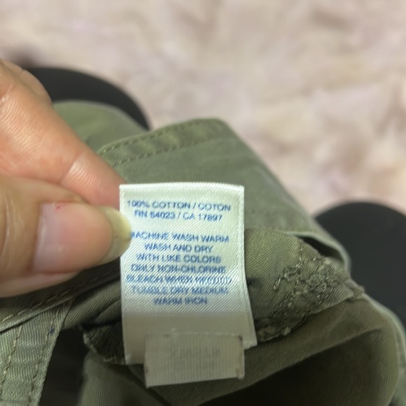 Baby Old Navy Army Green Cargo Overalls, Baby Size 24 Months. - Picture 8 of 9